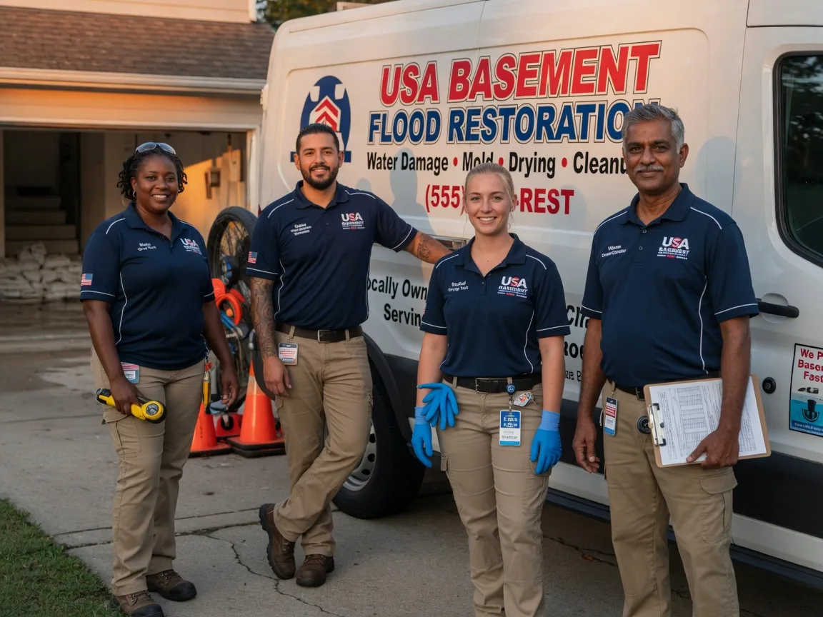 Basement Flood Cleanup company in Long Beach, MS